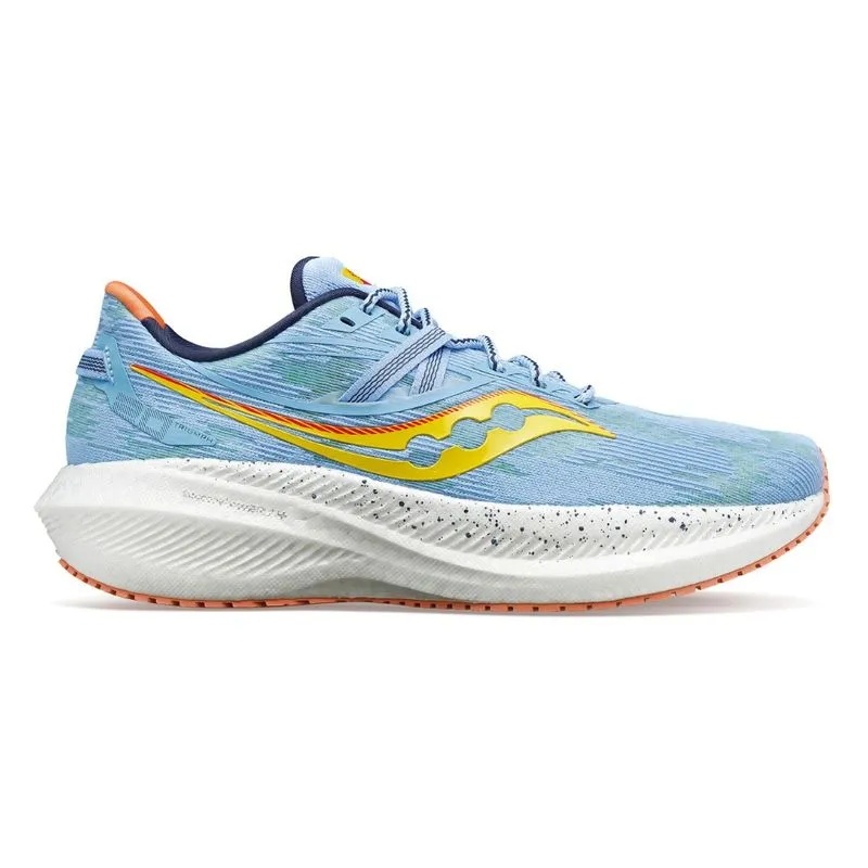 Men\'s Saucony Triumph 20 Running Shoes Light Blue / White | SG S21750-W60