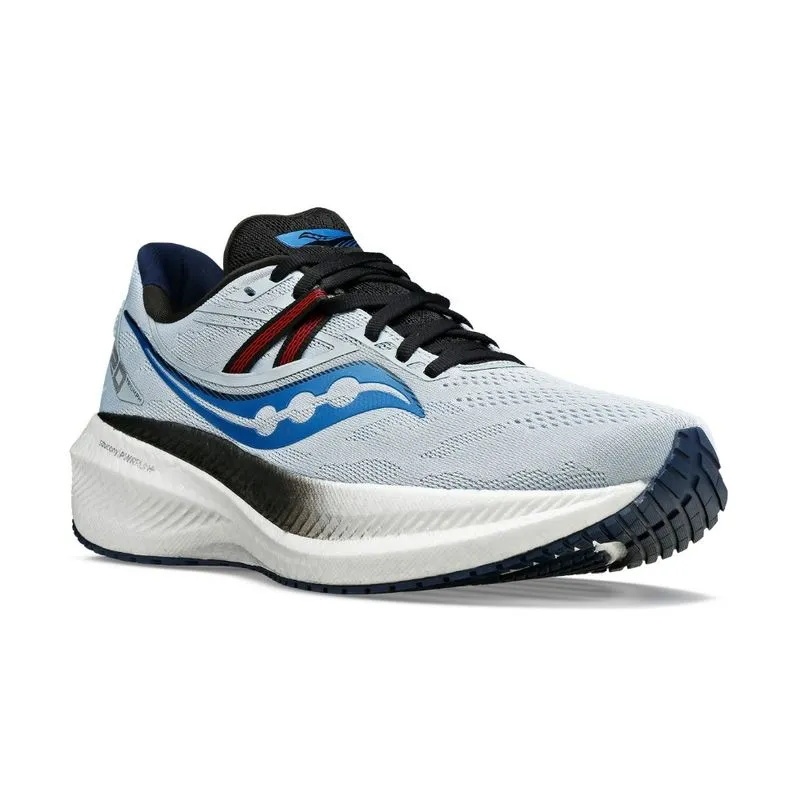 Men's Saucony Triumph 20 Running Shoes Light Blue / Black | SG S23701-E76