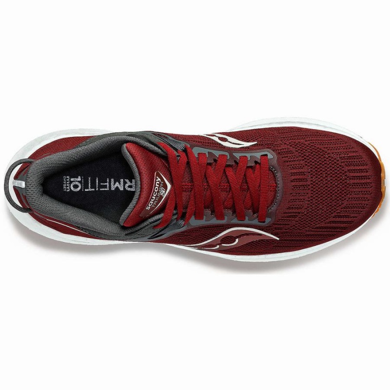 Men's Saucony Triumph 21 Running Shoes Red | SG S23108-A46