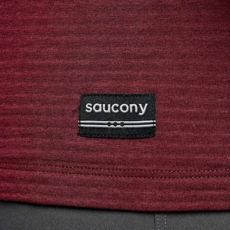 Men's Saucony Triumph 3D Crew T Shirts Red | SG S01357-H67