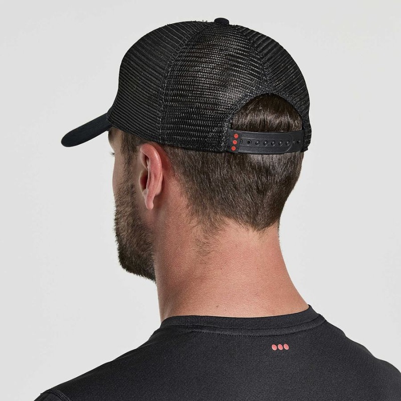 Men's Saucony Trucker Hats Black | SG S97652-K10