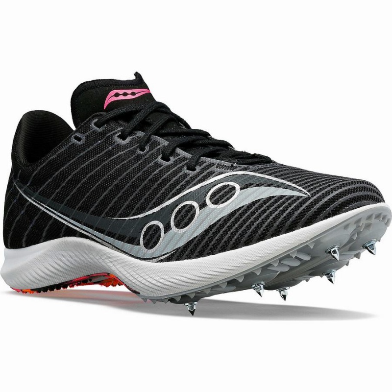 Men's Saucony Velocity MP Track Spikes Black | SG S41623-J48