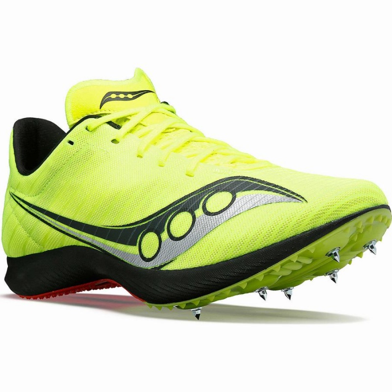 Men's Saucony Velocity MP Track Spikes Yellow / Black | SG S13956-H47