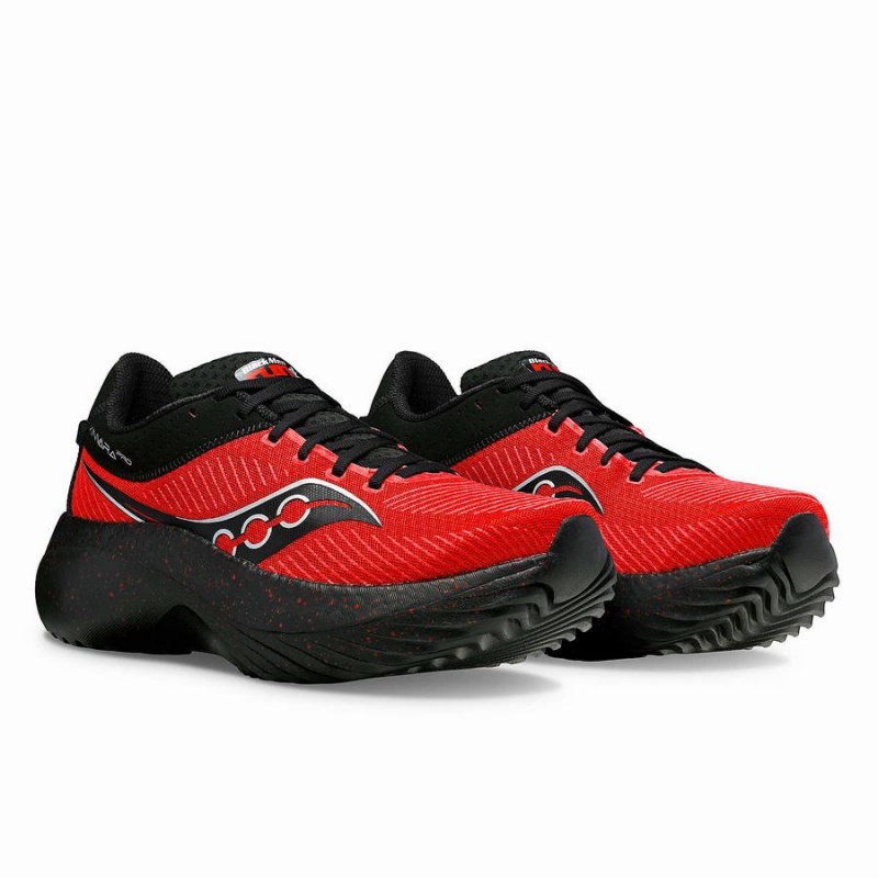 Men's Saucony X Black Men Run Kinvara Pro Running Shoes Red / Black | SG S64750-C93