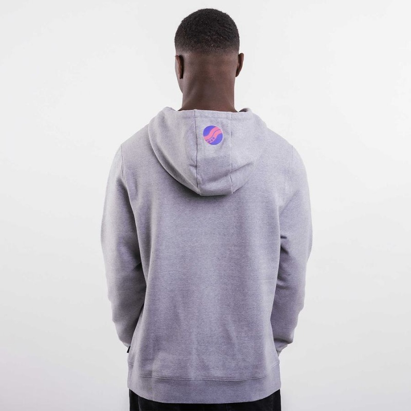 Men's Saucony X Frank Cooke Rested Hoodie Light Grey | SG S32569-A48