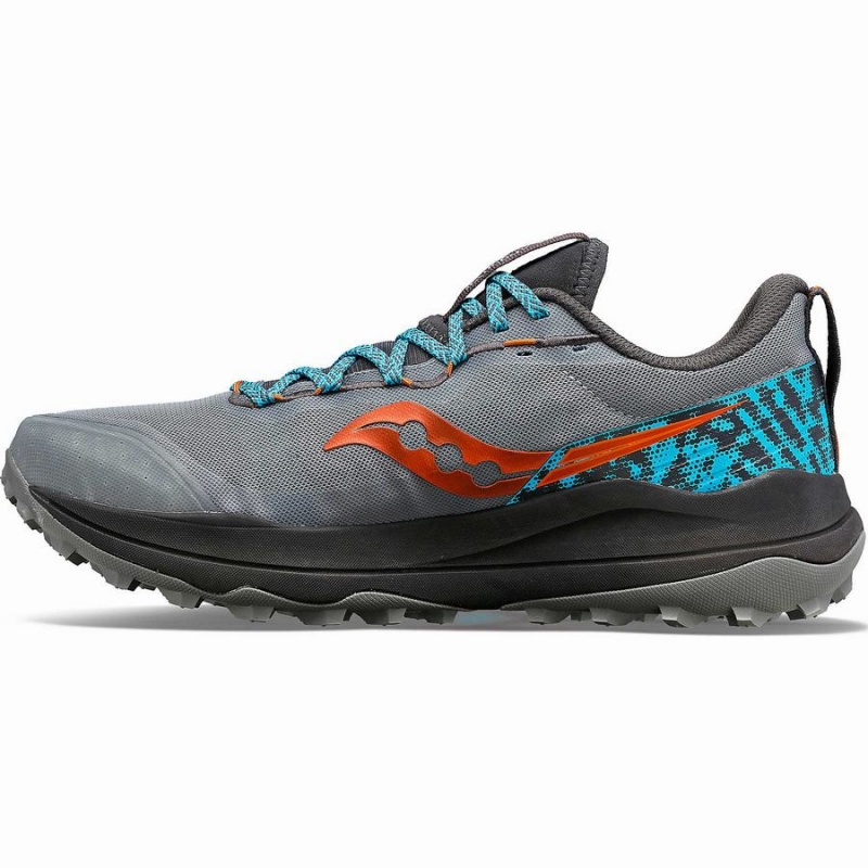 Men's Saucony Xodus Ultra 2 Running Shoes Grey / Black | SG S59734-U02