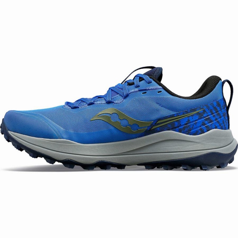 Men's Saucony Xodus Ultra 2 Trail Running Shoes Blue / Navy | SG S02719-G97