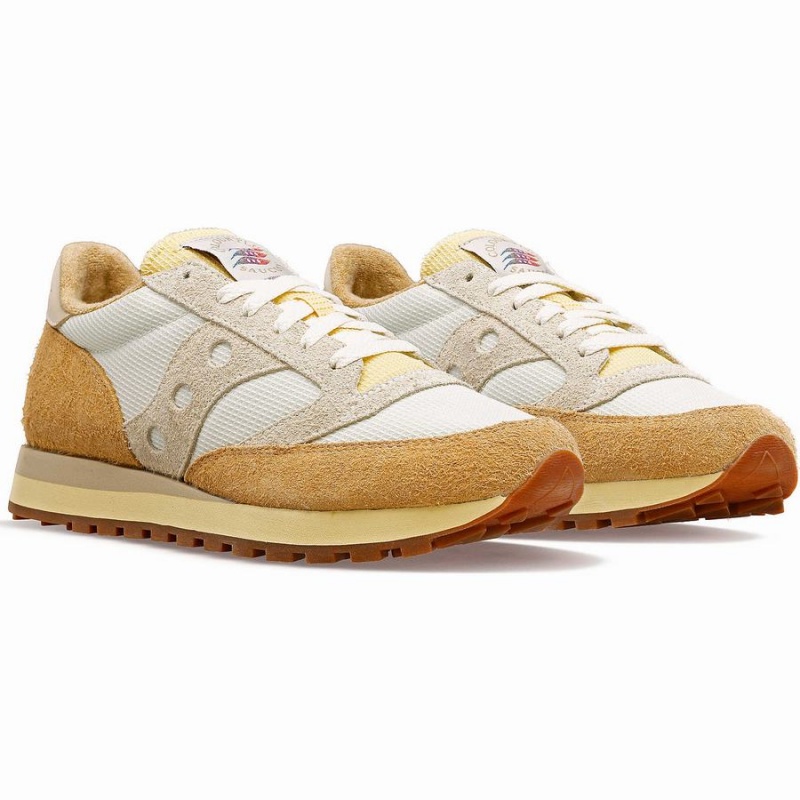 Men's Saucony x Colour Plus Jazz 81 Sneakers White / Beige | SG S10792-S30