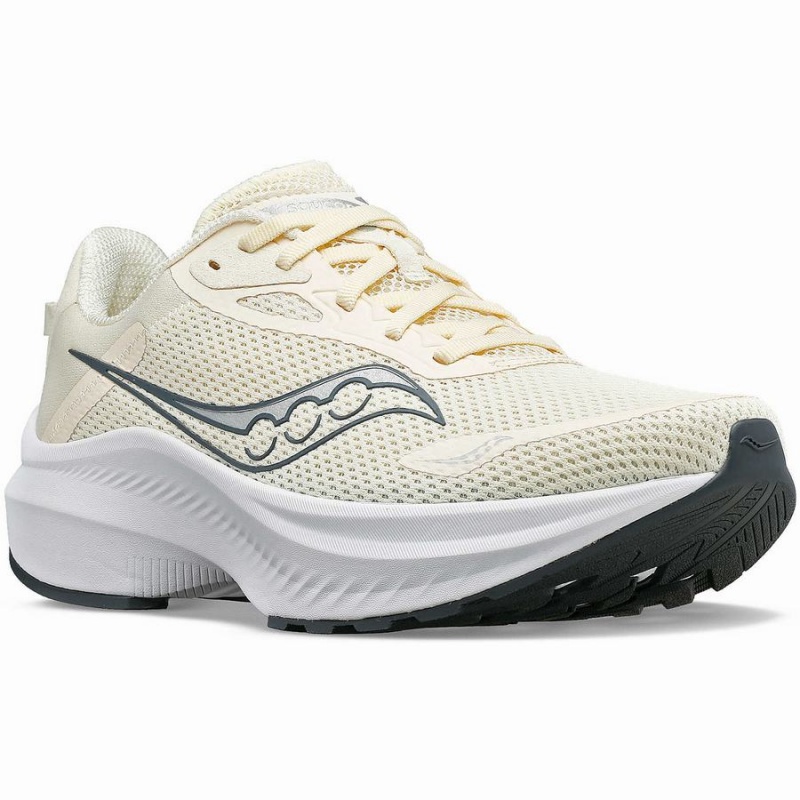 Women's Saucony Axon 3 Running Shoes Beige | SG S12057-U87