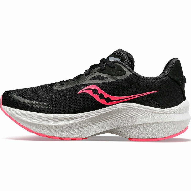 Women's Saucony Axon 3 Running Shoes Black / Pink | SG S35189-C67