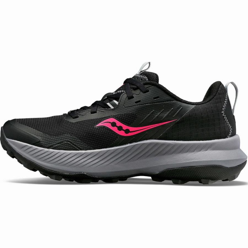 Women's Saucony Blaze TR Trail Running Shoes Black / Pink | SG S72954-F36