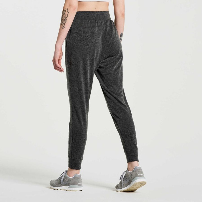 Women's Saucony Boston Pants Black | SG S87415-N78