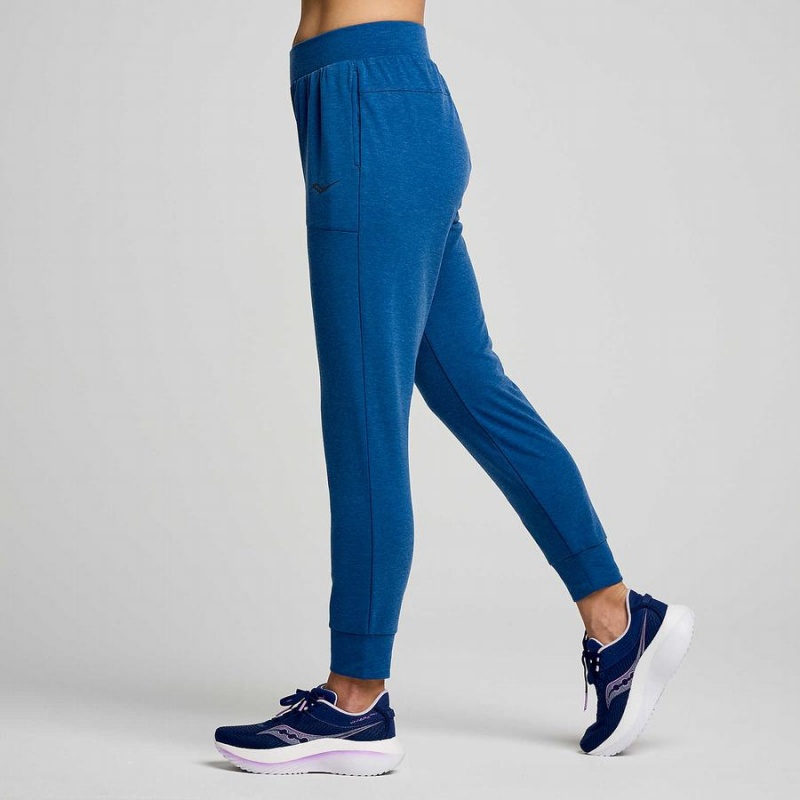 Women's Saucony Boston Pants Indigo | SG S84935-B61