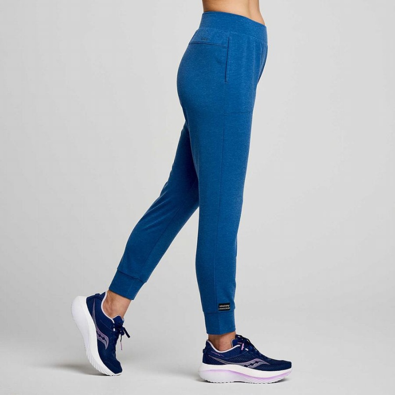 Women's Saucony Boston Pants Indigo | SG S84935-B61