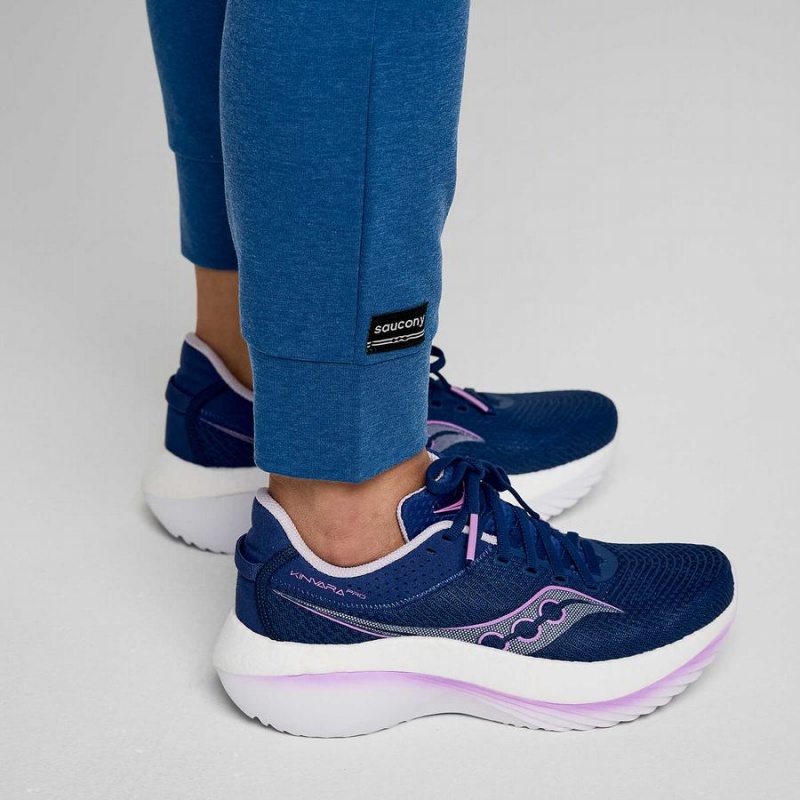 Women's Saucony Boston Pants Indigo | SG S84935-B61