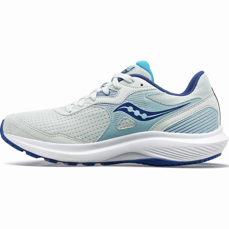 Women's Saucony Cohesion 16 Walking Shoes White / Indigo | SG S30518-F45