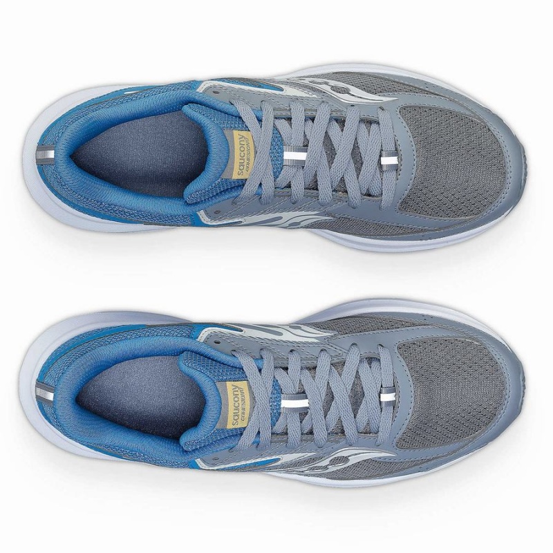 Women's Saucony Cohesion 17 Running Shoes Grey / Blue | SG S28946-R56