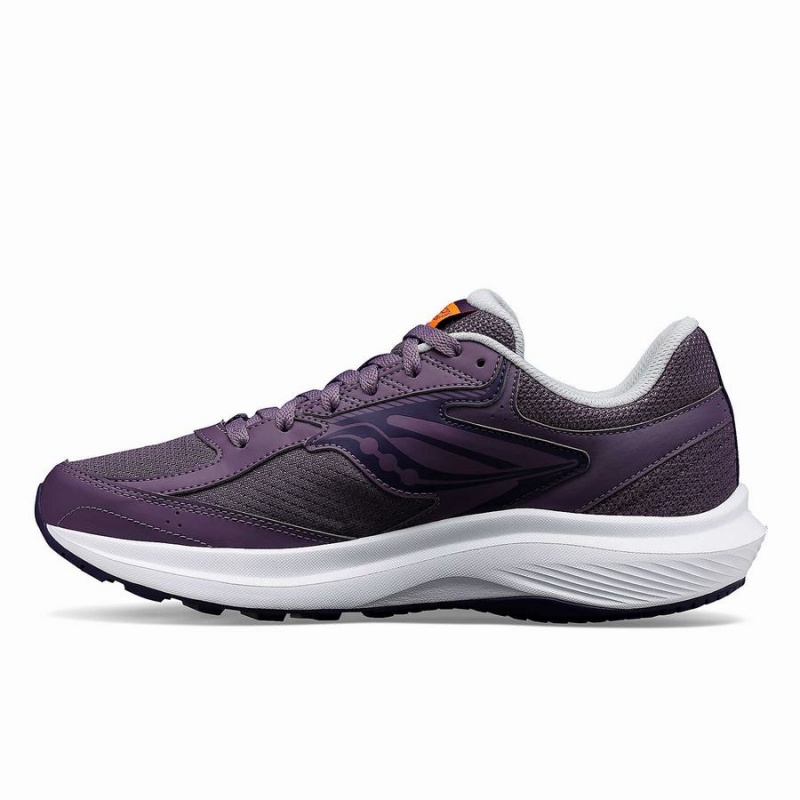 Women's Saucony Cohesion 17 Running Shoes Purple / Red | SG S72850-Y45