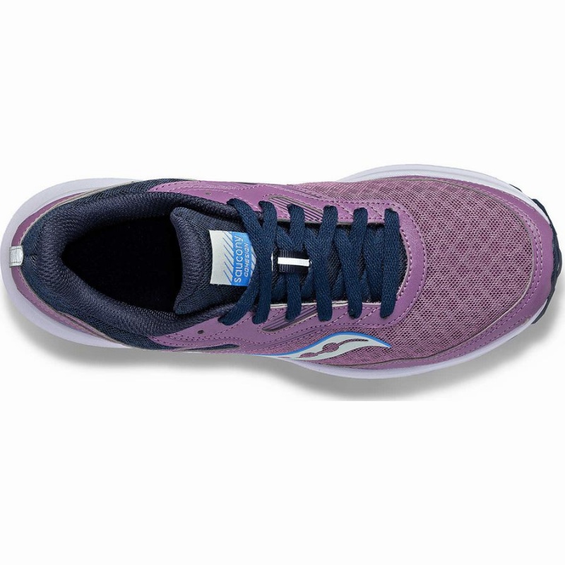 Women's Saucony Cohesion TR16 Trail Running Shoes Purple / Navy | SG S12035-X10