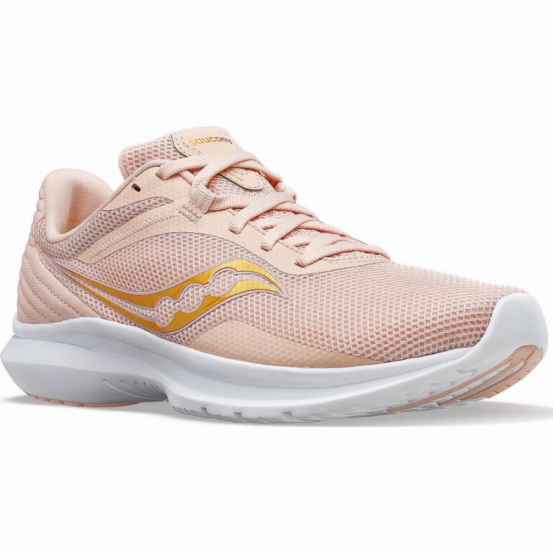 Women's Saucony Convergence Walking Shoes Coral / Gold | SG S72364-Q74