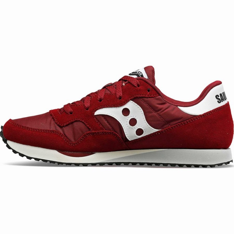 Women's Saucony DXN Trainer Sneakers Burgundy / White | SG S80542-R52