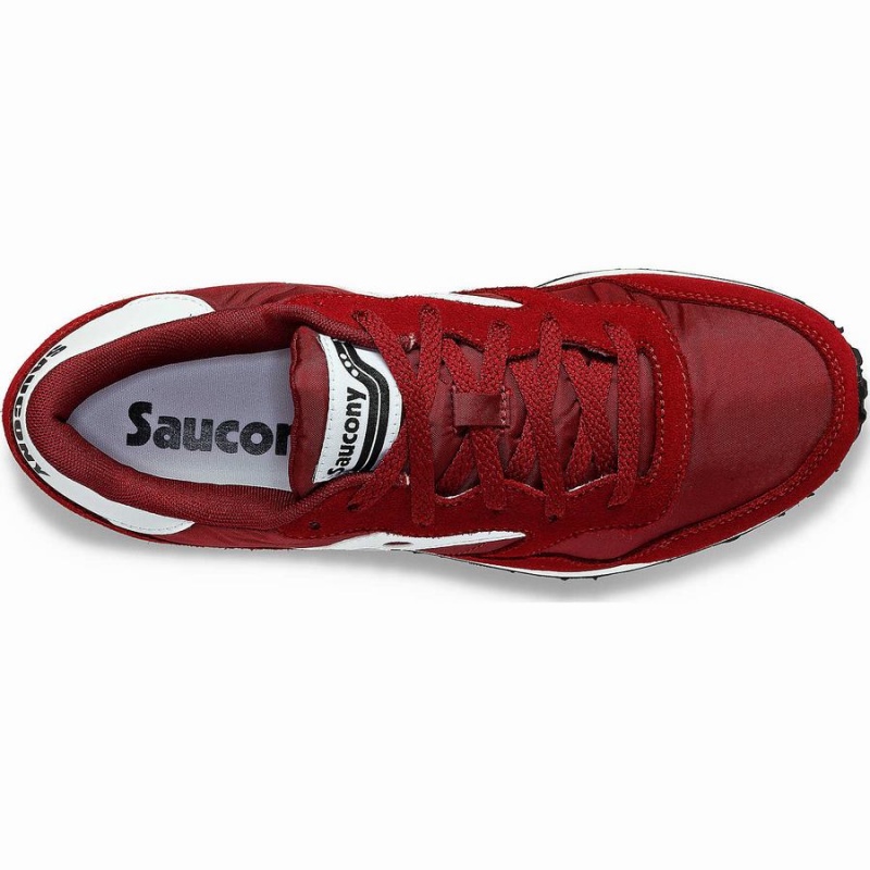 Women's Saucony DXN Trainer Sneakers Burgundy / White | SG S80542-R52