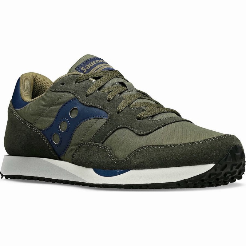 Women's Saucony DXN Trainer Sneakers Green / Navy | SG S14382-F46