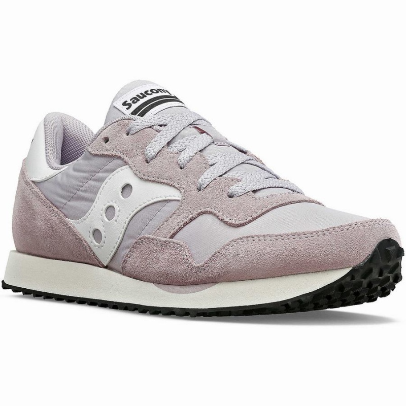 Women's Saucony DXN Trainer Sneakers Grey / White | SG S06835-D30