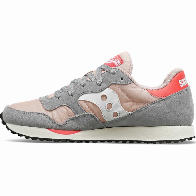 Women's Saucony DXN Trainer Sneakers Grey / Pink | SG S51793-F34