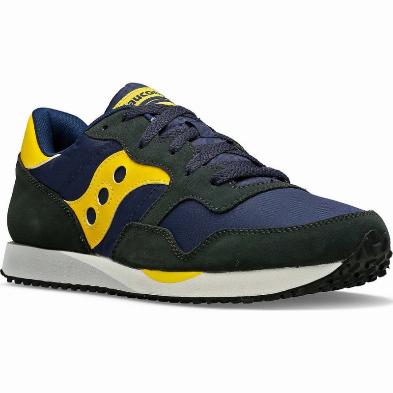 Women's Saucony DXN Trainer Sneakers Navy / Yellow | SG S02638-M16