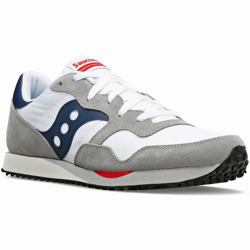 Women's Saucony DXN Trainer Sneakers White / Navy | SG S81230-N30