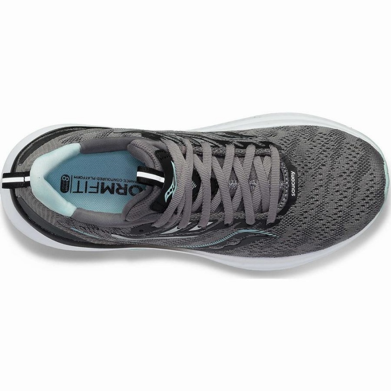 Women's Saucony Echelon 9 Running Shoes Grey | SG S90472-K39