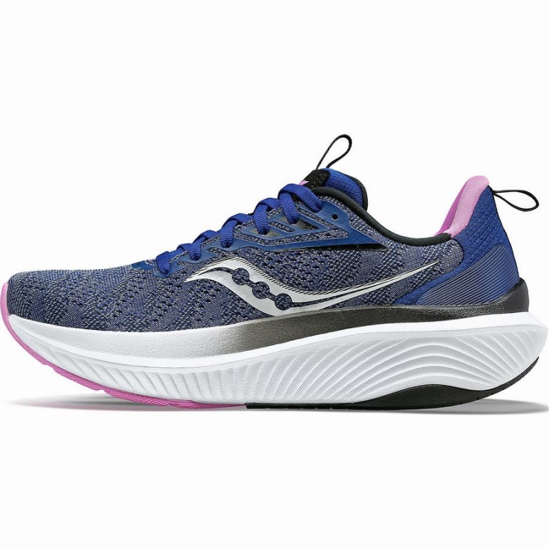 Women's Saucony Echelon 9 Running Shoes Indigo / Purple | SG S60289-W84