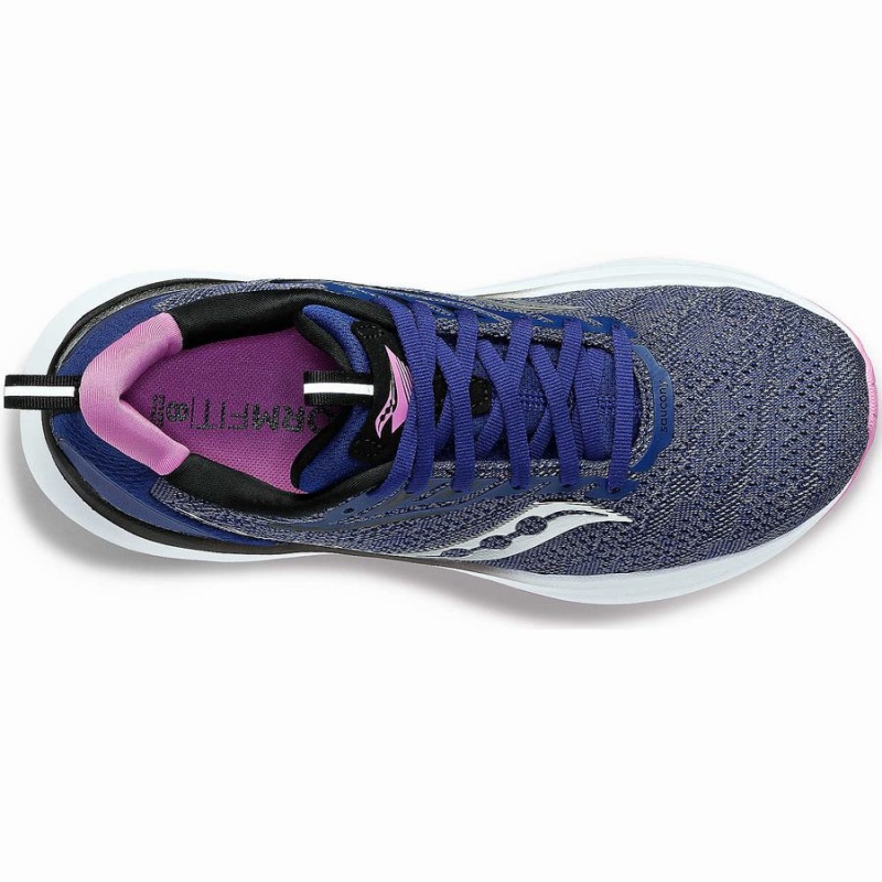 Women's Saucony Echelon 9 Running Shoes Indigo / Purple | SG S60289-W84