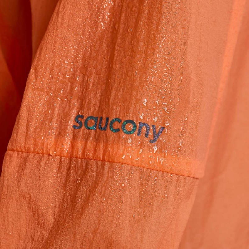 Women's Saucony Elevate Packaway Jackets Orange | SG S58304-E02