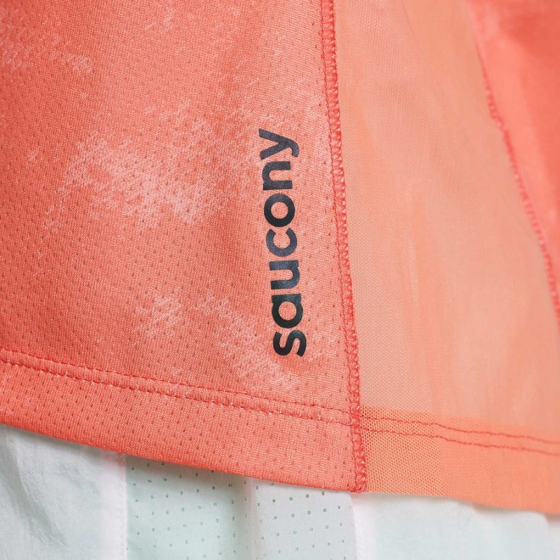 Women's Saucony Elevate Tank Top Orange | SG S96318-G82