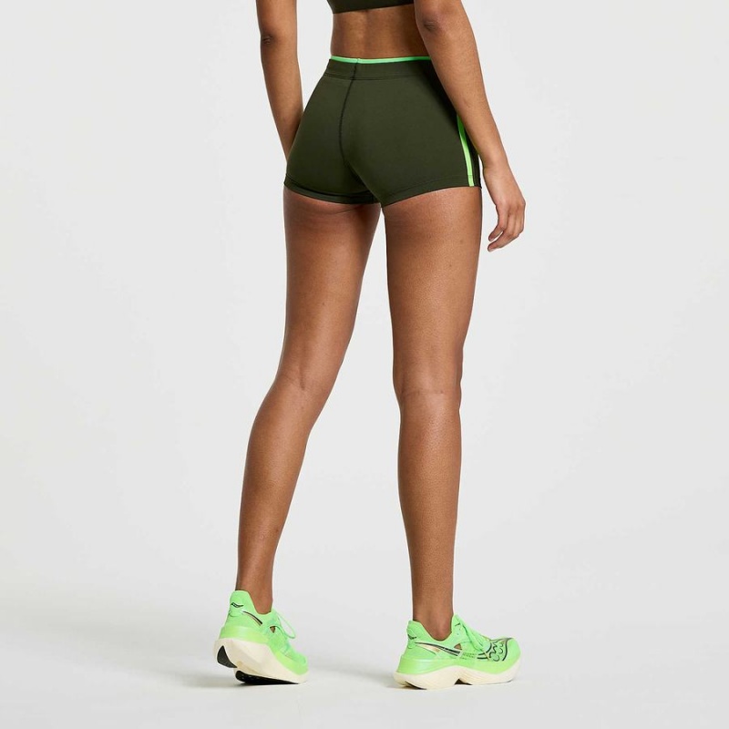 Women's Saucony Elite Boy Shorts Umbra | SG S08297-K34