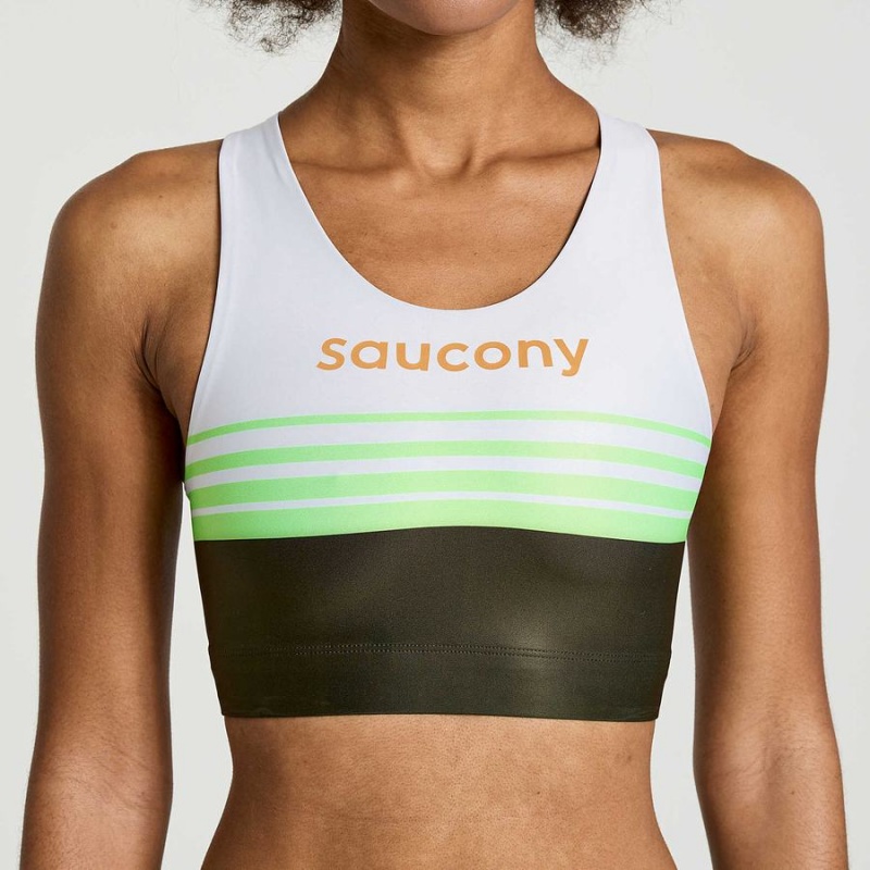 Women's Saucony Elite Bra Top Bras Umbra | SG S16540-E65