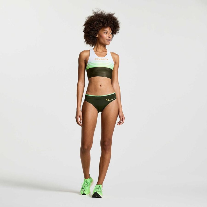 Women's Saucony Elite Brief Shorts Umbra | SG S34759-W74