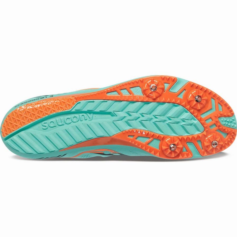 Women's Saucony Endorphin 3 Spike Track Spikes Mint / Black | SG S32457-Q46