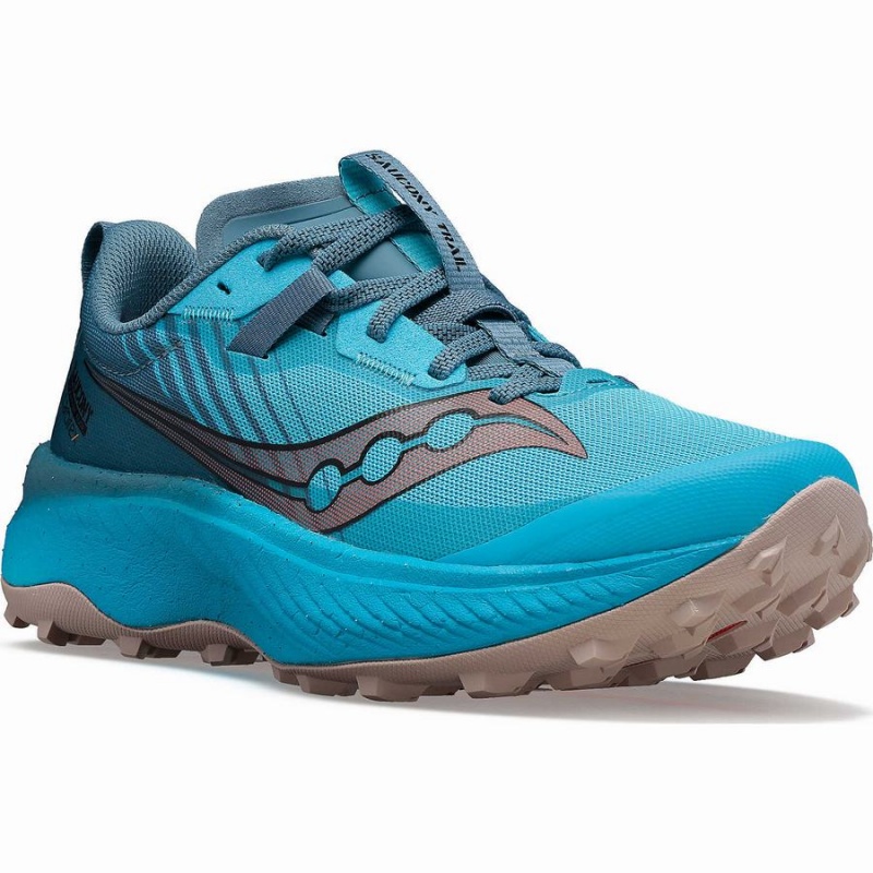 Women's Saucony Endorphin Edge Running Shoes Blue | SG S24960-J61