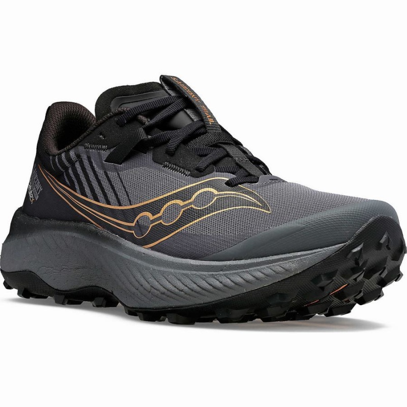 Women's Saucony Endorphin Edge Trail Running Shoes Black | SG S19036-T28