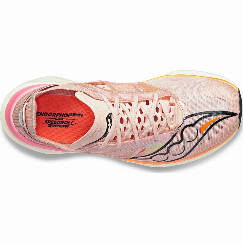 Women's Saucony Endorphin Elite Running Shoes Orange | SG S07516-L74