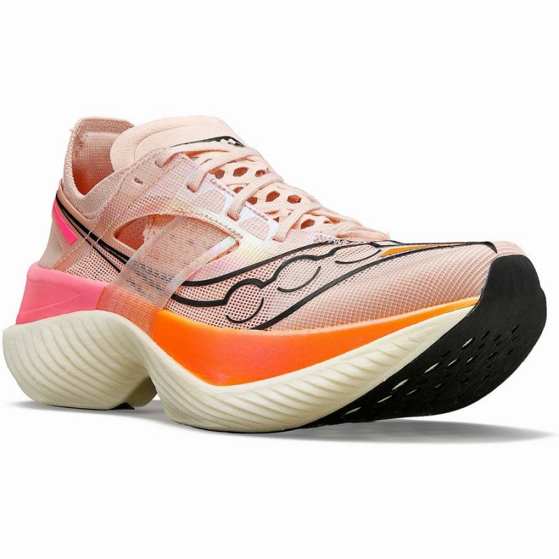 Women's Saucony Endorphin Elite Running Shoes Orange | SG S07516-L74