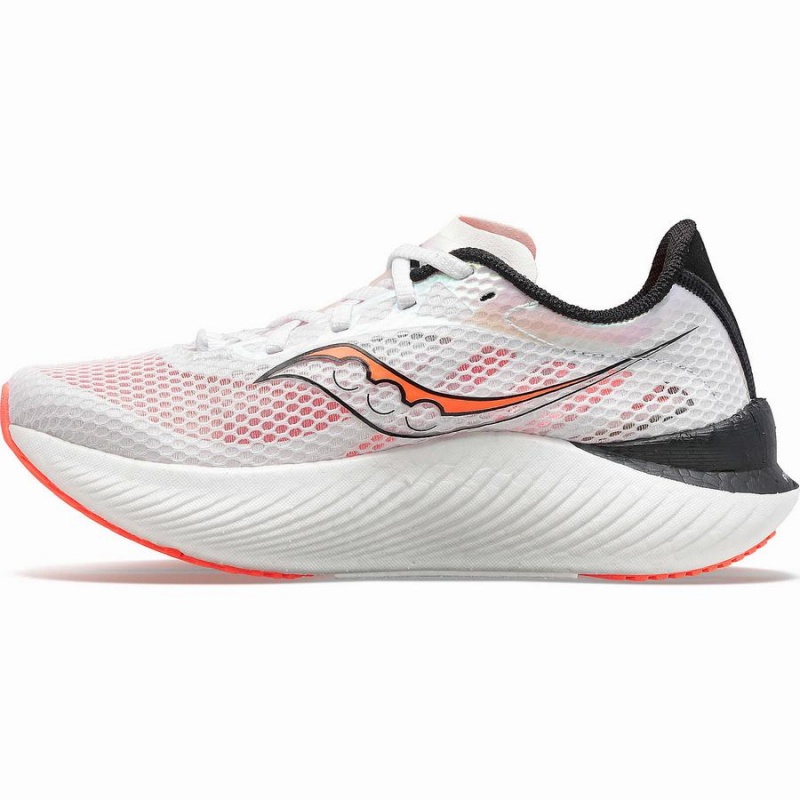 Women's Saucony Endorphin Pro 3 Running Shoes White / Black / Red | SG S71439-E43