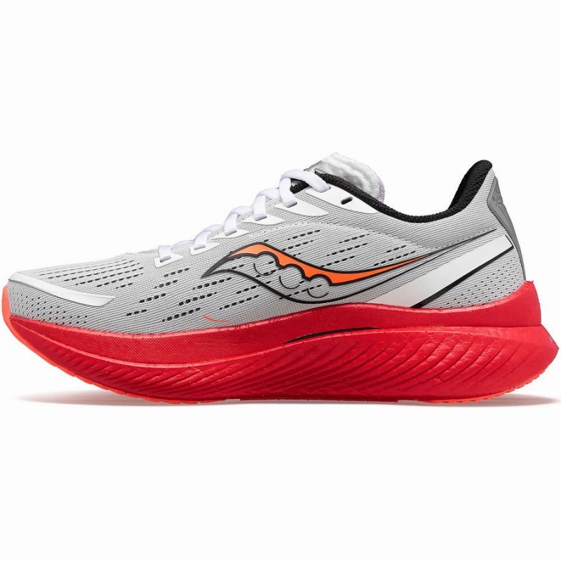 Women's Saucony Endorphin Speed 3 Running Shoes White / Black / Red | SG S24386-E46