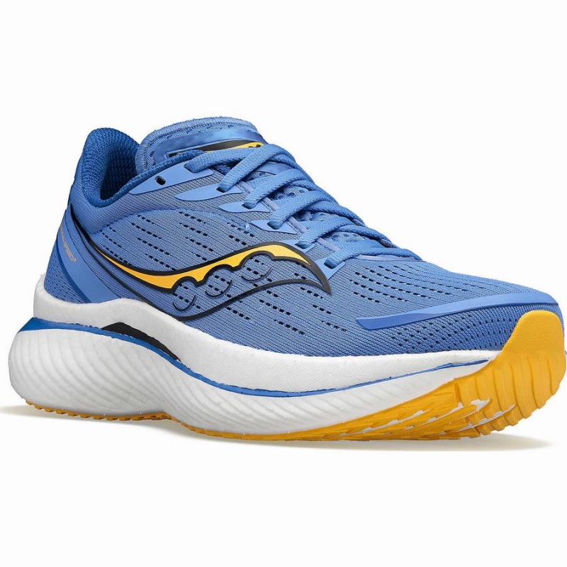 Women's Saucony Endorphin Speed 3 Running Shoes Blue / Gold | SG S12578-Y15