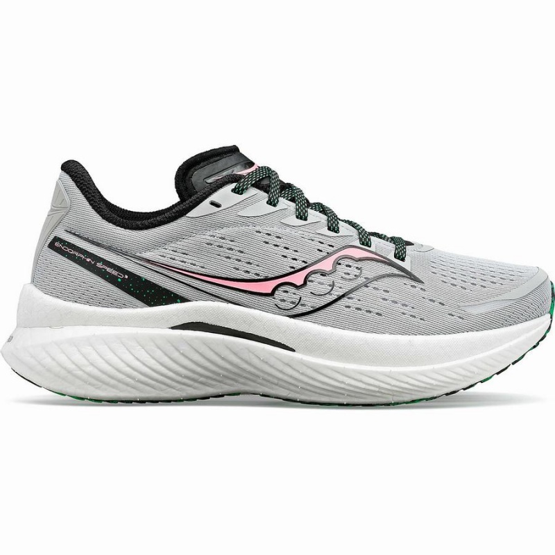 Women\'s Saucony Endorphin Speed 3 Running Shoes Grey | SG S40983-X96