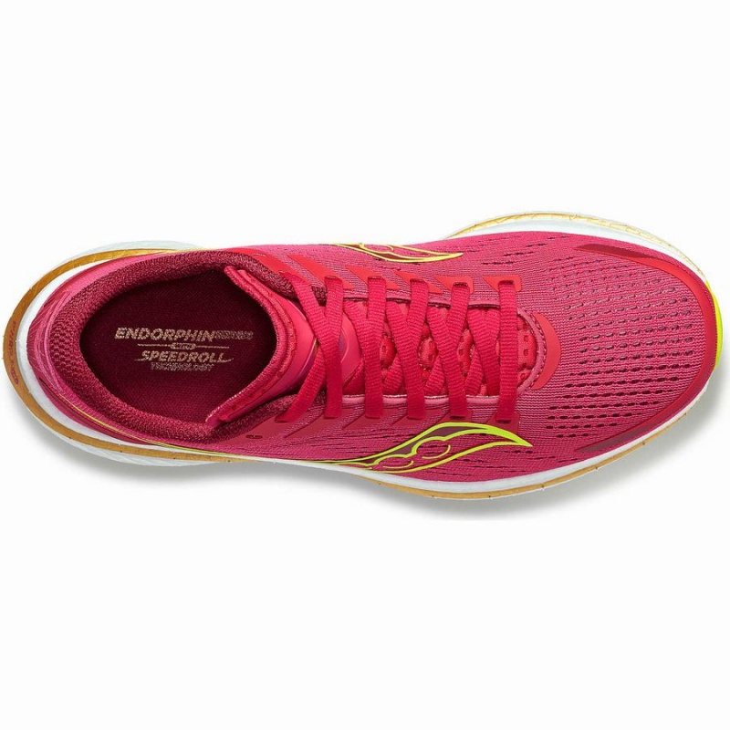 Women's Saucony Endorphin Speed 3 Running Shoes Red / Rose | SG S48716-V25