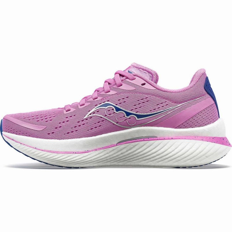 Women's Saucony Endorphin Speed 3 Running Shoes Purple / Indigo | SG S90486-B10